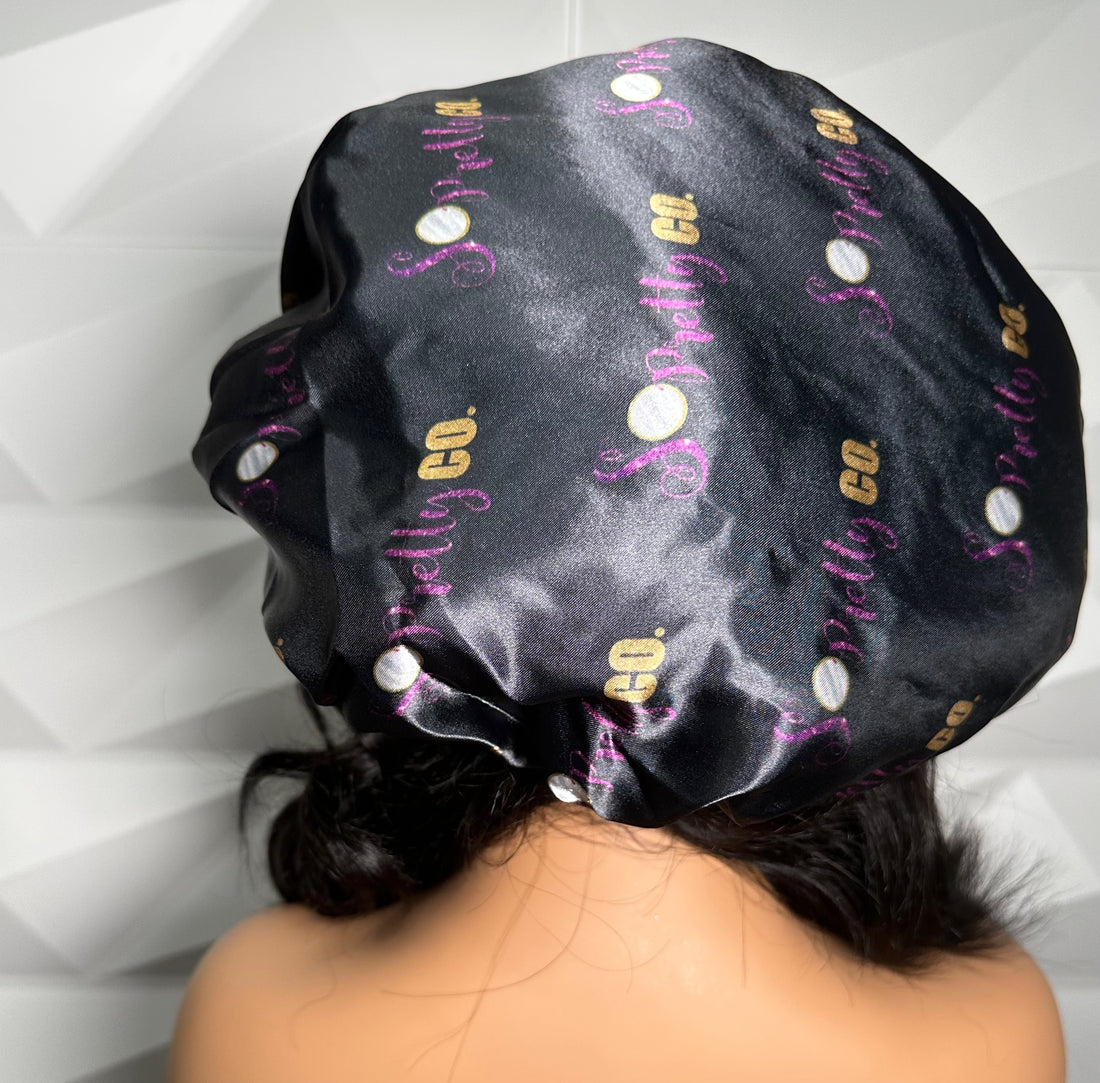 Satin Logo Bonnets